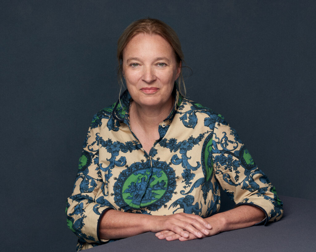 Portrait von Aretin - blau